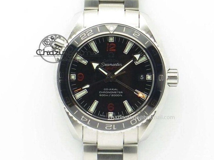 0209 Trendy Planet Ocean 45.5mm Deep Black red Real Ceramic VSF 1:1 Best Edition on Black Nylon Strap A8906 Super Clone 7986